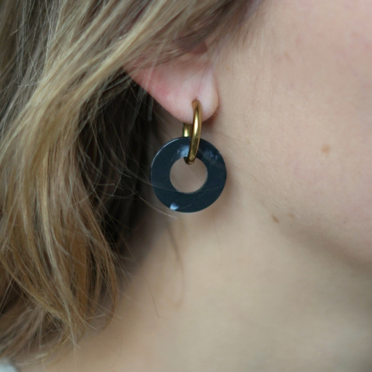 Boucles d'oreilles pendantes BIKOTEA