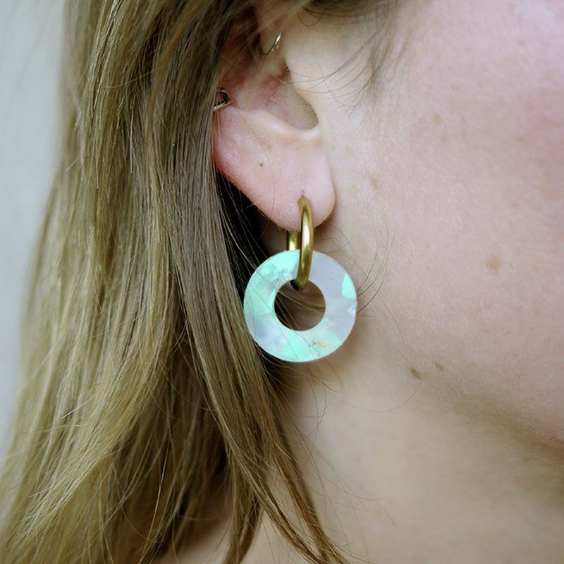 Boucles d'oreilles pendantes BIKOTEA