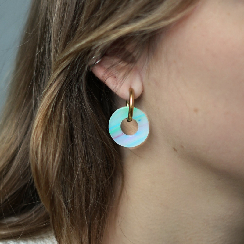 Boucles d'oreilles pendantes BIKOTEA