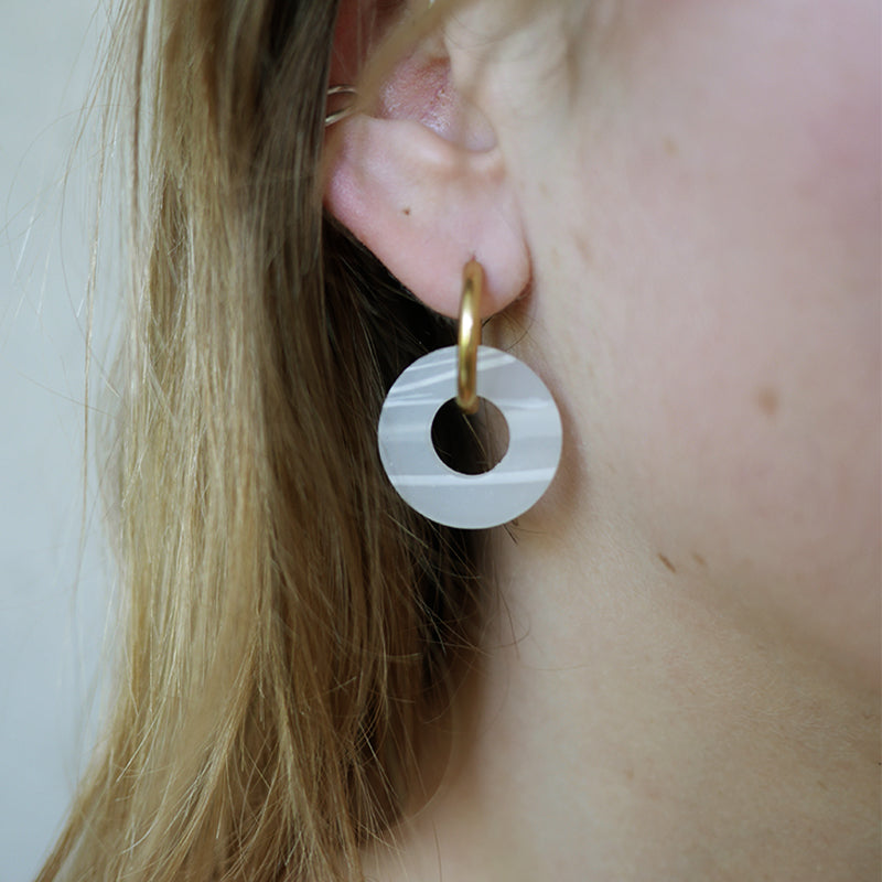 Boucles d'oreilles pendantes BIKOTEA
